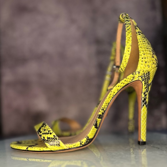 Neon sandals ankle strap heels - Picture 11 of 11